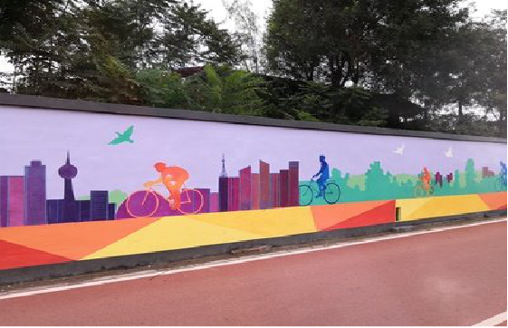 巴马墙体彩绘-围墙