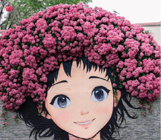 巴马墙体彩绘-网红墙打卡