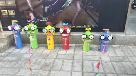 巴马商业区彩绘