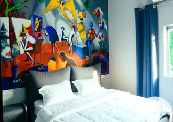 巴马对于酒店的墙体彩绘而言更注重哪些方面？