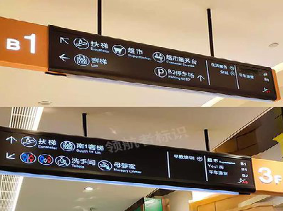 巴马如何通过商场标识牌引导客流分布？